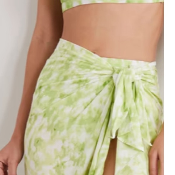 Faithfull the Brand NWT Tie Dye Pareo XS/S Sarong Wrap Cover-up Tie Dye Vacation - Picture 9 of 12